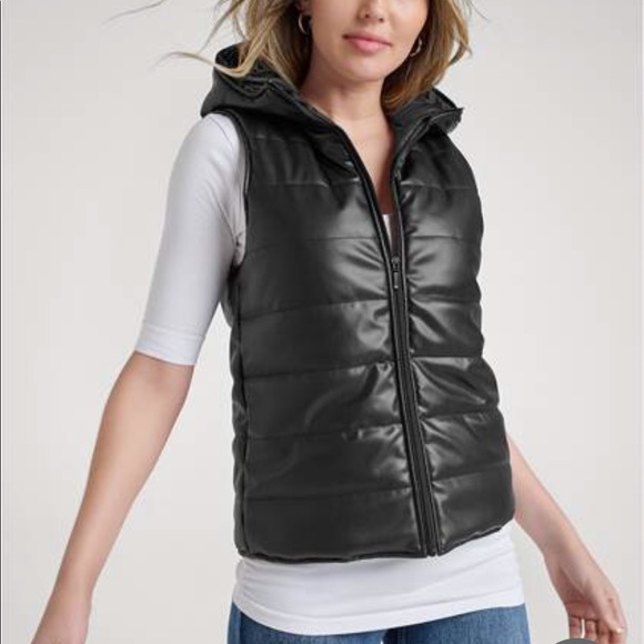 VENUS Layered Coat And Vest Set - Picture 6 of 7